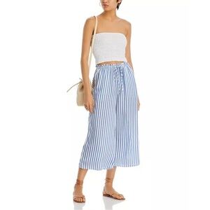 Bella Dahl Smocked Linen Tube Top | Size Large